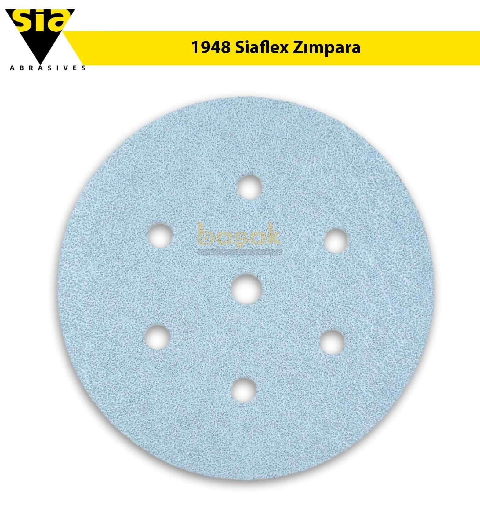 Sia 1948 Siaflex 150 mm 60 Kum 7 Delikli Zımpara Kağıdı 50'li