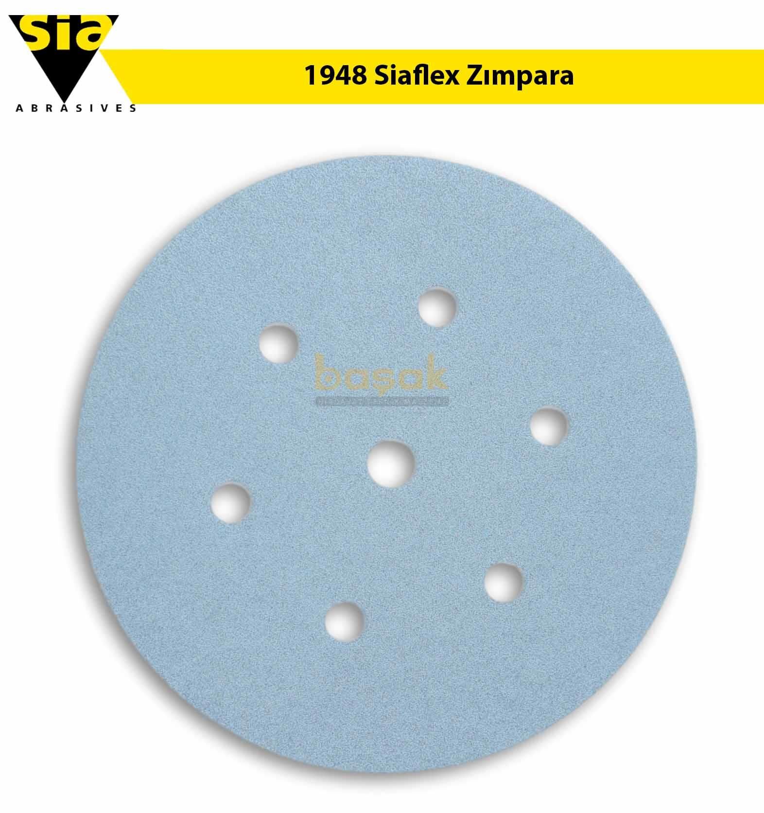 Sia 1948 Siaflex 150 mm 80 Kum 7 Delikli Zımpara Kağıdı 100'lü