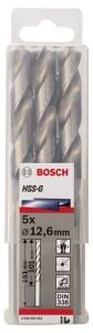 Bosch HSS-G 12,6 mm 5'li Taşlanmış Metal Matkap Ucu 2608585542