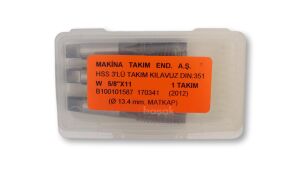 MTE W 5/8 Normal Vidalı El Kılavuzu 3’lü HSS DIN 351