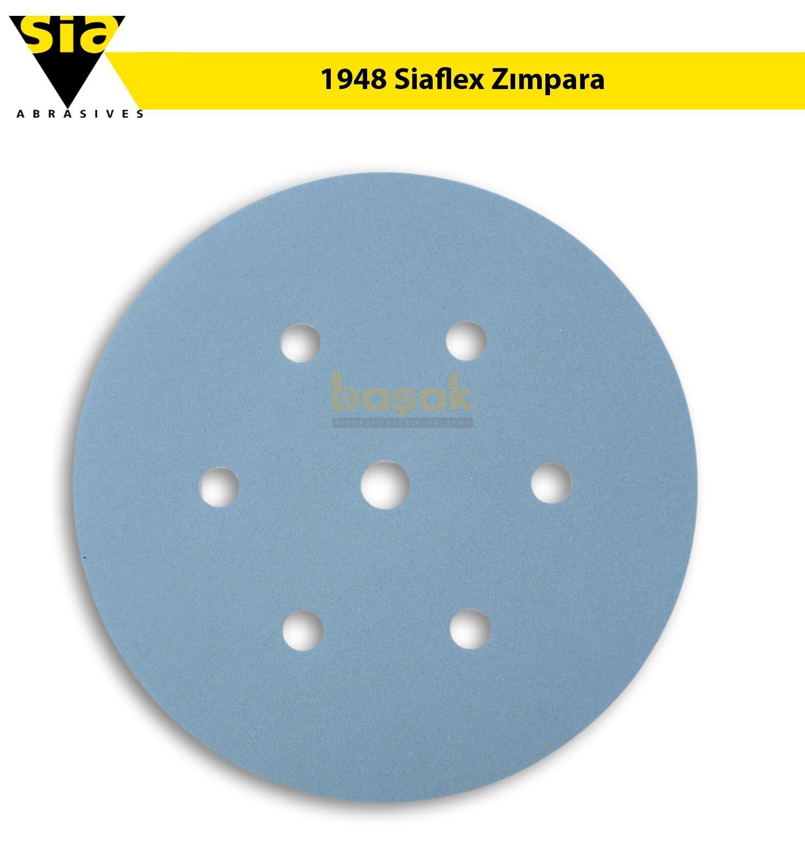 Sia 1948 Siaflex 150 mm 240 Kum 7 Delikli Zımpara Kağıdı 100'lü