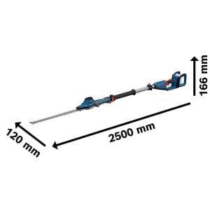 Bosch GHE 18V-50 TP Uzun Saplı Akülü Çit Kesme (Solo) 06008D5000