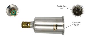 Yıldız 3457 Tavlama Başlığı (Kromlu) 57 mm