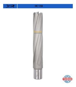 3Keego 22 x 110 mm TCT Uzun Elmas Manyetik Matkap Ucu HC110