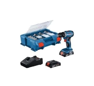 Bosch GSR 18V-45 2x2 Ah. Akülü Vidalama+63 Prç. Aks. Seti 0615A5007X