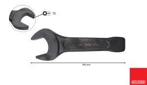 Ceta Form 75 mm Açık Ağız Darbeli (Çakma) Anahtar B23-75
