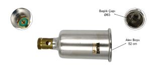 Yıldız 3463 Propan Tavlama Başlığı (Kromlu) 63 mm