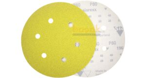 Sia 1960 Siarexx 150 mm 80 Kum 6 Delikli Zımpara Kağıdı 100'lü