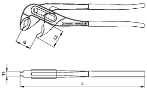 Ceta Form 250 mm Papağan Pense DuoTech Sap E30-51-0250