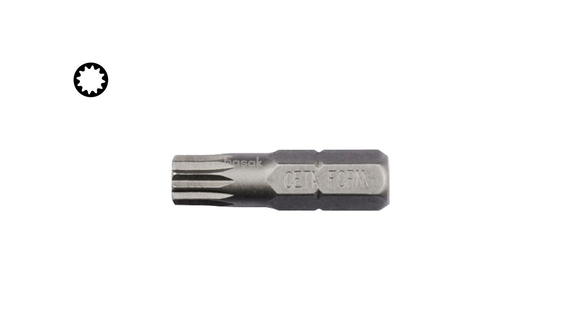 Ceta Form M 5 x 25mm XZN Spline Bits Uç CB/855