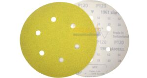 Sia 1960 Siarexx 150 mm 120 Kum 6 Delikli Zımpara Kağıdı 100'lü