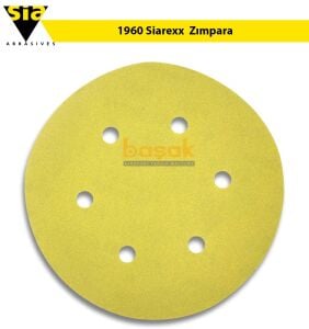 Sia 1960 Siarexx 150 mm 180 Kum 6 Delikli Zımpara Kağıdı 100'lü