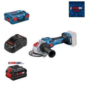 Bosch GWX 18V-15 SC Tek Akülü X-Lock Taşlama 8 Amper L-Boxx Çantalı