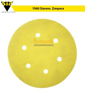 Sia 1960 Siarexx 150 mm 220 Kum 6 Delikli Zımpara Kağıdı 100'lü