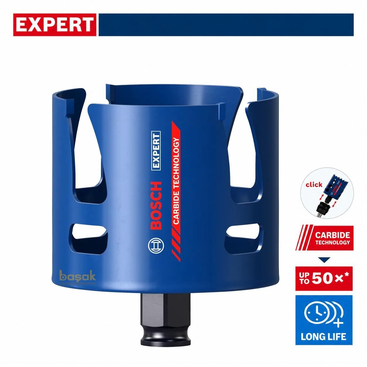Bosch Expert 76 mm Tuğla ve Ahşap Delik Açma Testeresi 2608901934