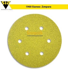 Sia 1960 Siarexx 150 mm 60 Kum 6 Delikli Zımpara Kağıdı 50'li
