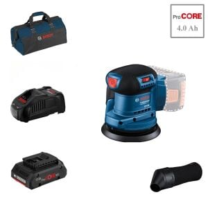 ハッシー Bosch GEX 185-LI 1x4 Ah ProCORE Akülü Zımpara Makinesi Bez Çantalı