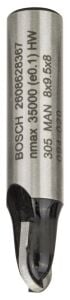 Bosch Standard W Yarımay Freze 8*8*40*4 mm 2608628367