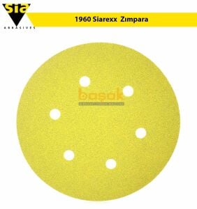 Sia 1960 Siarexx 150 mm 100 Kum 6 Delikli Zımpara Kağıdı 100'lü
