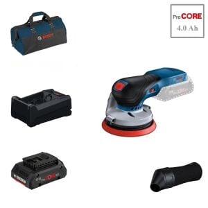 Bosch GEX 18V-125 1x4 Ah ProCORE Akülü Zımpara Makinesi Bez Çantalı
