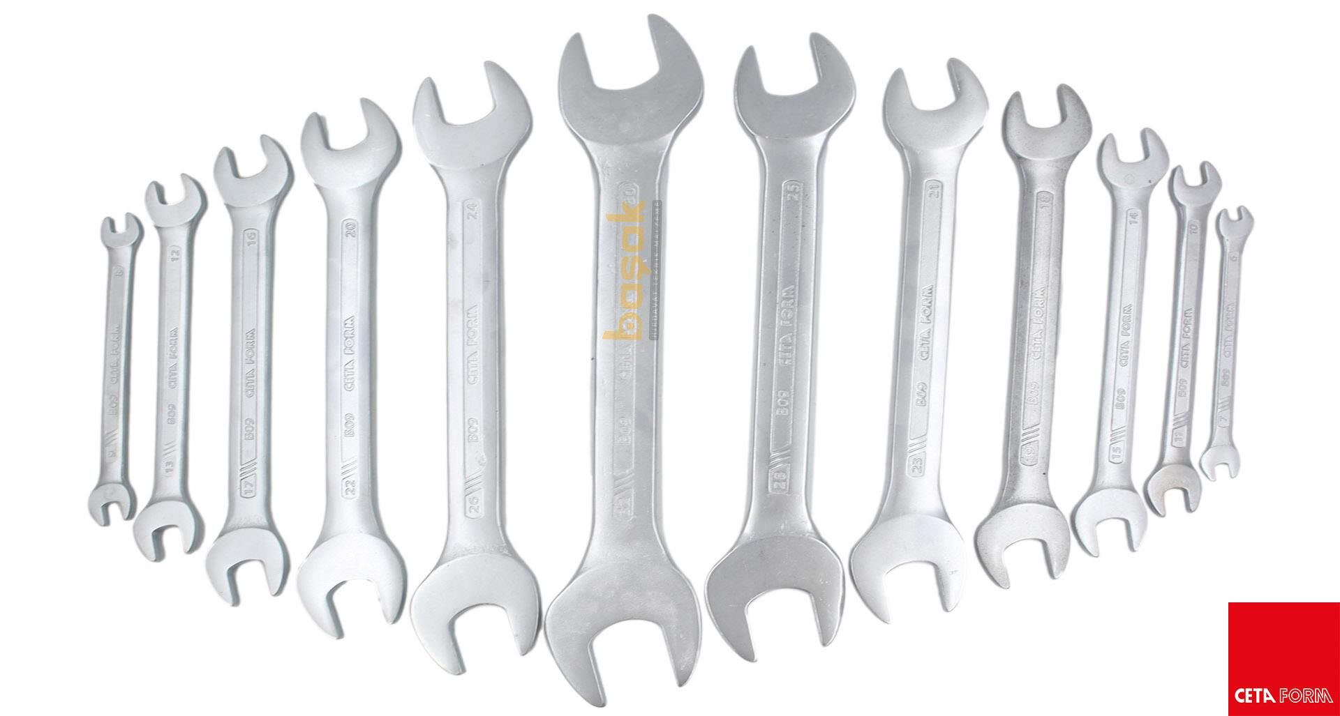 Ceta Form 6 - 32 mm 12'li Açık Ağız Anahtar Takımı Karton Kutulu B09-B12