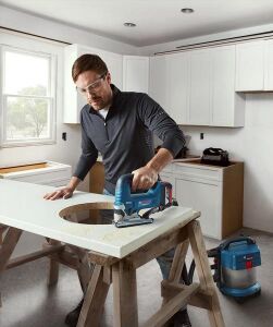 Bosch GST 185-LI 1x4 Ah ProC0RE Akülü Dekupaj Testere Bez Çantalı