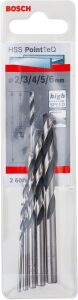 Bosch 2-6mm PointTeQ 5'li Metal Matkap Ucu Seti 2608577345