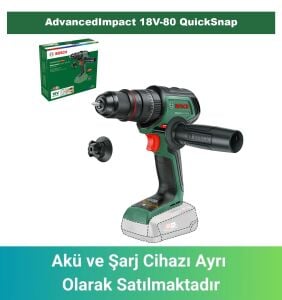 Bosch Advanced İmpact 18V-80 Quick Snap Akülü Vidalama (Solo) 06039E2100