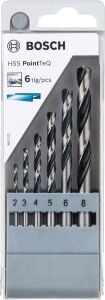 Bosch PointTeQ 6'lı  Metal Matkap Ucu Set 2608577346