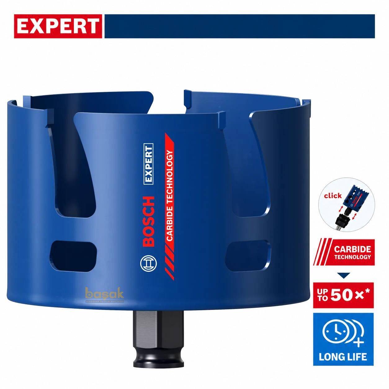 Bosch Expert 102 mm Tuğla ve Ahşap Delik Açma Testeresi 2608901941