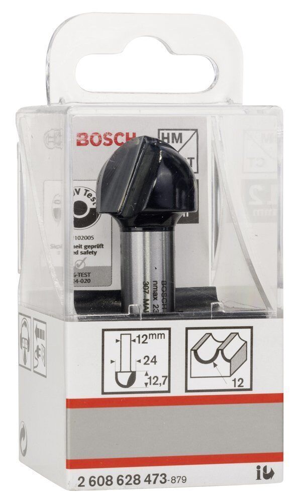 Bosch Standard W Yarımay Freze 12*24*57*12 mm 2608628473 | Bosch