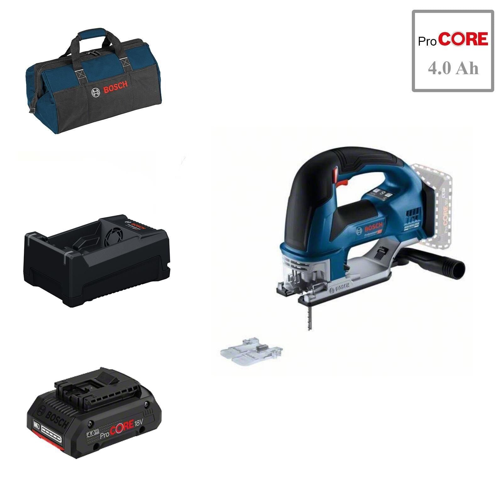 Bosch GST 18V-155 BC 1x4Ah proCORE Akülü Dekupaj Testere Bez Çantalı