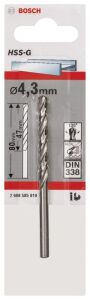 Bosch HSS-G 4,3x80 mm Metal Matkap Ucu 2608585919