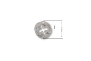 MTE M12 x 1.25 Pafta İnce Vidalı HSS DIN 223/B