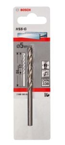 Bosch HSS-G 5 mm 1'li Taşlanmış Metal Matkap Ucu 2608585922
