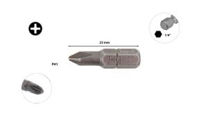 Ceta Form PH1 x 25 mm Yıldız Bits Uç CB/251
