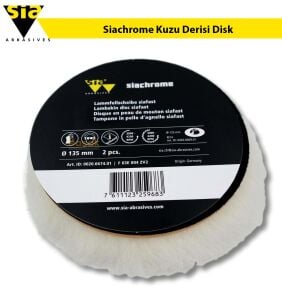 Sia 135 mm Cırtlı Kuzu Yünü Polisaj Pedi F03E004ZV2