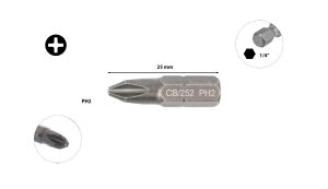 Ceta Form PH2 x 25 mm Yıldız Bits Uç CB/252
