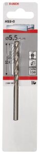 Bosch HSS-G 5,5 mm 1'li Taşlanmış Metal Matkap Ucu 2608585925