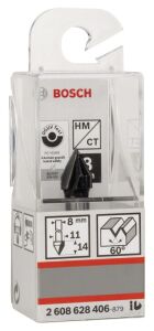 Bosch Standard W V-Kanal Freze Ucu 8*11*45 mm 2608628406