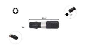 Ceta Form T30 x 25 mm Darbeli Torx Bits Uç CB/811TM