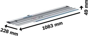 Bosch FSN 740 X Çapraz-Düz Kesim Rayı 740 mm GX Uyumlu 1600A02V37