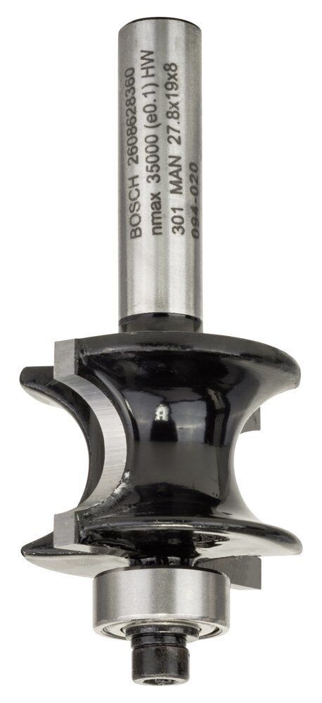 Bosch Standard W Yarım Çubuk Freze Ucu 8*19*63 mm 2608628360