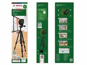 Bosch UniversalLevel 2 Tripodlu Çapraz Çizgi Lazer Seti 0603663F01