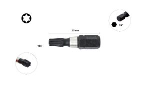 Ceta Form T20 x 25 mm Darbeli Torx Bits Uç CB/808TM