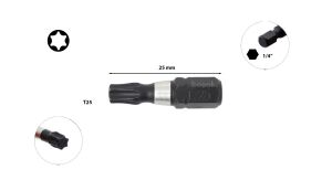 Ceta Form T25 x 25 mm Darbeli Torx Bits Uç CB/809TM