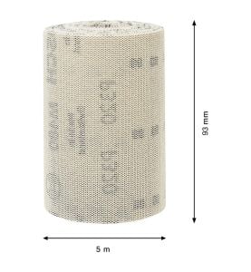 Bosch M480 93 mm 320 kum Cırtlı Rulo Elek Telli Ağ Zımpara 2608900783