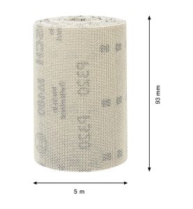 Bosch M480 93 mm 320 kum Cırtlı Rulo Elek Telli Ağ Zımpara 2608900783