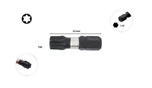 Ceta Form T40 x 25 mm Darbeli Torx Bits Uç CB/812TM