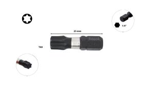 Ceta Form T40 x 25 mm Darbeli Torx Bits Uç CB/812TM